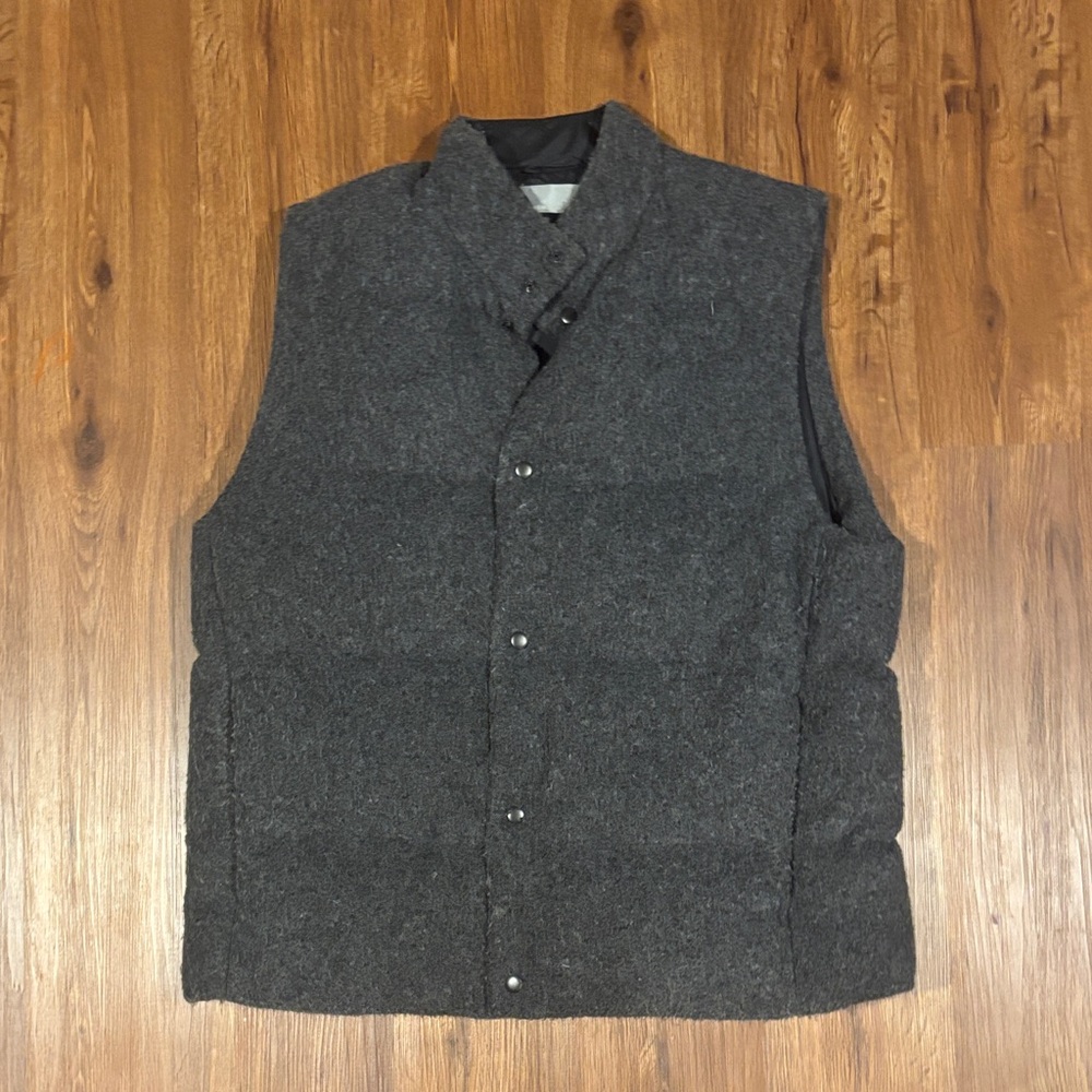 Vince Charcoal Puffer Vest